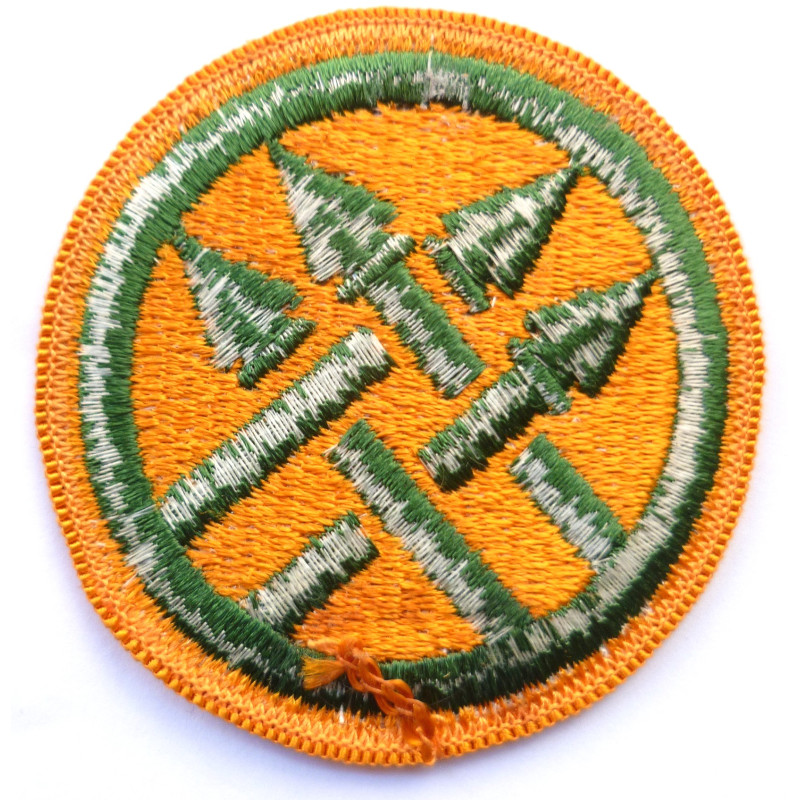 US 9th Ranger Battalion Cloth Shoulder Badge Insignia 1950s