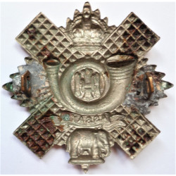 Leicestershire Regiment Sweetheart Brooch. Brass and Enamel