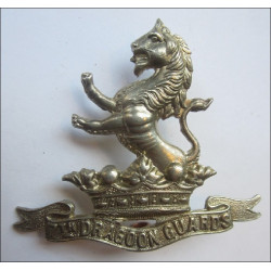 Pair Hampshire Regiment Volunteers Battalion Collar Badges.